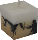 Kerze In  Würfelform